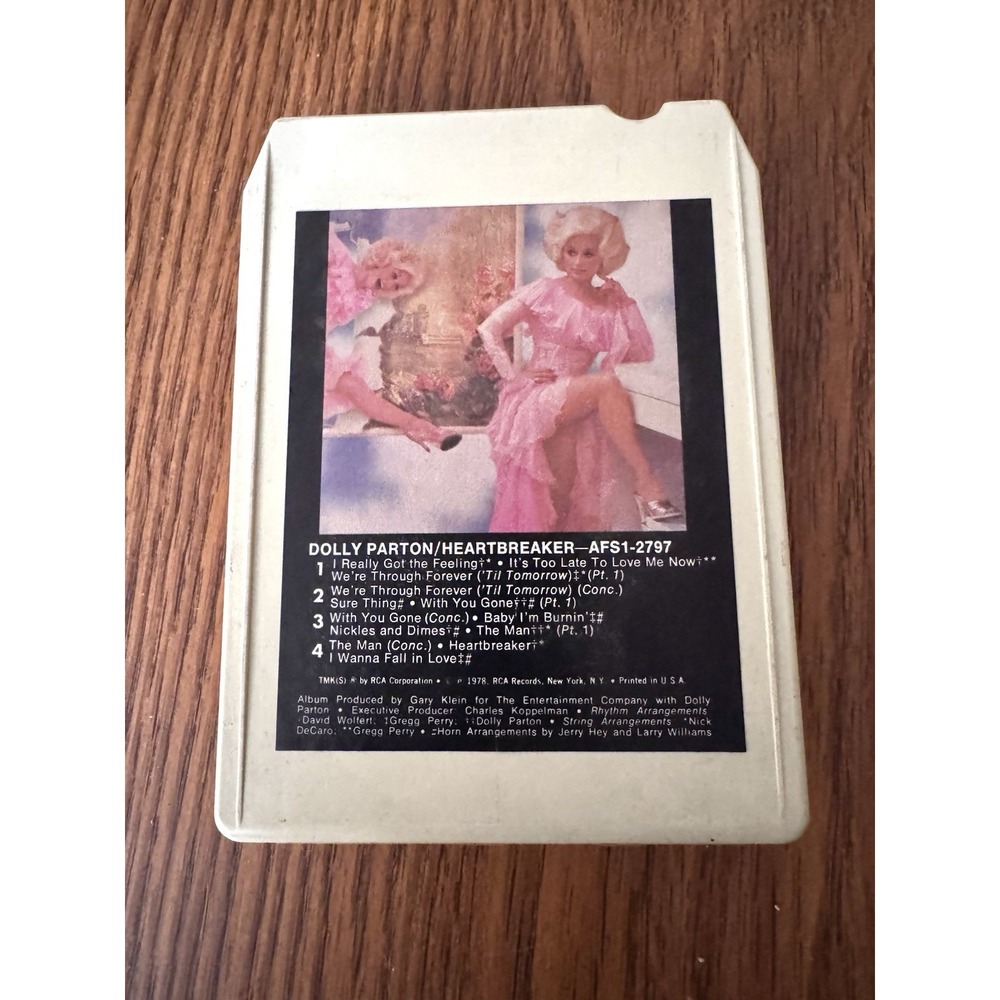 Dolly Parton Heartbreaker 8-Track Tape Cartridge